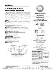 NCS7101 datasheet pdf ON Semiconductor