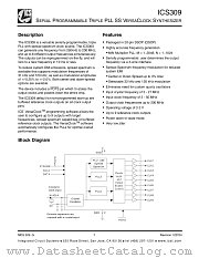 ICS309 datasheet pdf Texas Instruments