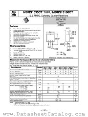 MBRS1545CT datasheet pdf Taiwan Semiconductor