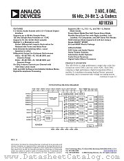 AD1835AASZ-REEL datasheet pdf Analog Devices