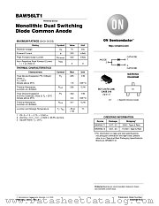 BAW56LT3 datasheet pdf ON Semiconductor