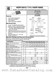 HERF1601G datasheet pdf Taiwan Semiconductor
