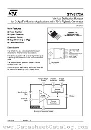 STV8172A datasheet pdf ST Microelectronics