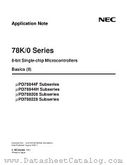 UPD78P0208GF-3BA datasheet pdf NEC