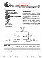 CY7C373I-100JC datasheet pdf Cypress