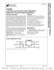 LP38842MR-ADJ datasheet pdf National Semiconductor