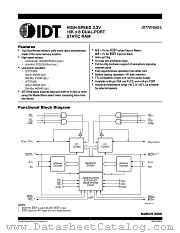 IDT70V06L25J8 datasheet pdf IDT