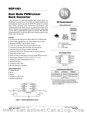 NCP1501 datasheet pdf ON Semiconductor