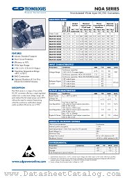 NGA10S15050DE datasheet pdf C&D Technologies