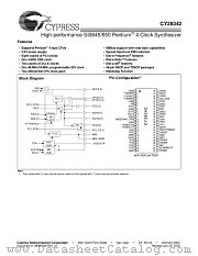 CY28342ZC datasheet pdf Cypress
