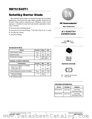 RB751V40 datasheet pdf ON Semiconductor
