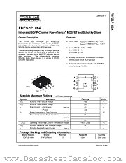 FDFS2P106A_NL datasheet pdf Fairchild Semiconductor