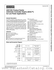 ACE1501EN14 datasheet pdf Fairchild Semiconductor