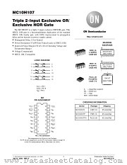 MC10H107M datasheet pdf ON Semiconductor