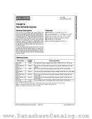 74VHC14N datasheet pdf Fairchild Semiconductor