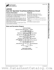 LM1036MX datasheet pdf National Semiconductor