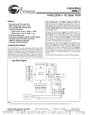 CY62147DV18LL-55BVI datasheet pdf Cypress