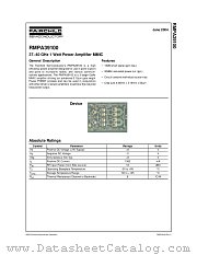 RMPA39100 datasheet pdf Fairchild Semiconductor
