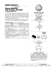 MGSF1N02ELT1 datasheet pdf ON Semiconductor