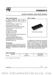VNQ600APTR-E datasheet pdf ST Microelectronics