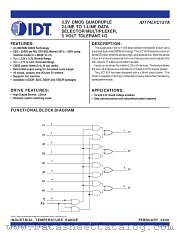 IDT74LVC157APG8 datasheet pdf IDT