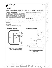 LM2423TE datasheet pdf National Semiconductor