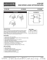 H11N3SM datasheet pdf Fairchild Semiconductor