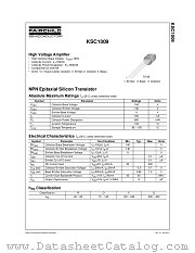KSC1009GTA datasheet pdf Fairchild Semiconductor