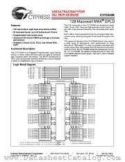CY7C346B-35JC datasheet pdf Cypress