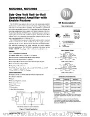 NCS2002 datasheet pdf ON Semiconductor