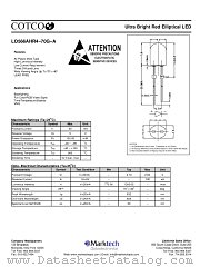 LO566AHR4-70G-A datasheet pdf Marktech Optoelectronics