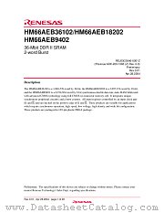 HM66AEB9402BP-40 datasheet pdf Renesas