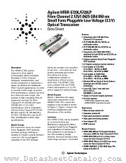 HFBR-5720L datasheet pdf Agilent (Hewlett-Packard)