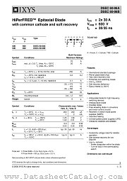 DSEC60-06A datasheet pdf IXYS