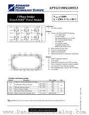 APTGT150X120TE3 datasheet pdf Advanced Power Technology