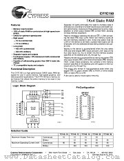 CY7C150-10DC datasheet pdf Cypress