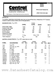 PN4356 datasheet pdf Central Semiconductor