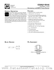 ICS85211I-03 datasheet pdf Texas Instruments