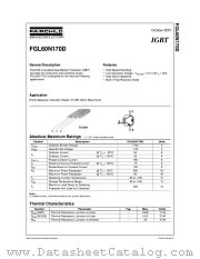 FGL60N170DTU datasheet pdf Fairchild Semiconductor