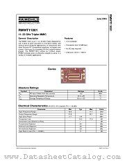 RMWT11001 datasheet pdf Fairchild Semiconductor