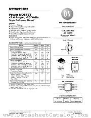 NTTS2P02R2 datasheet pdf ON Semiconductor