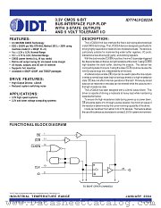 IDT74LVC823APY8 datasheet pdf IDT