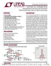 LT1674 datasheet pdf Linear Technology