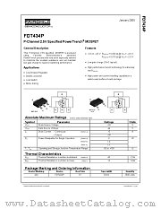 FDT434P_NF40 datasheet pdf Fairchild Semiconductor