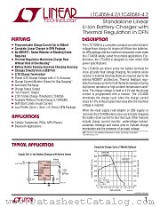 LTC4058X-4.2 datasheet pdf Linear Technology