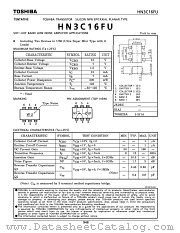 HN3C16FU datasheet pdf TOSHIBA