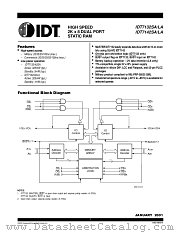 IDT5962-8700214UA datasheet pdf IDT