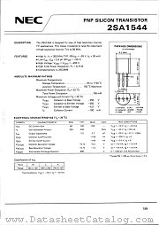 2SA1544-T/JM datasheet pdf NEC