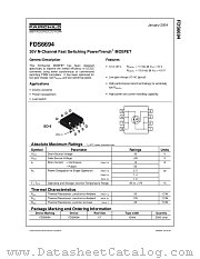 FDS6694_NL datasheet pdf Fairchild Semiconductor