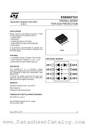ESDA6V1U1RL datasheet pdf ST Microelectronics